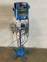 GE PRO200 PATIENT MONITOR ON ROLLING STAND