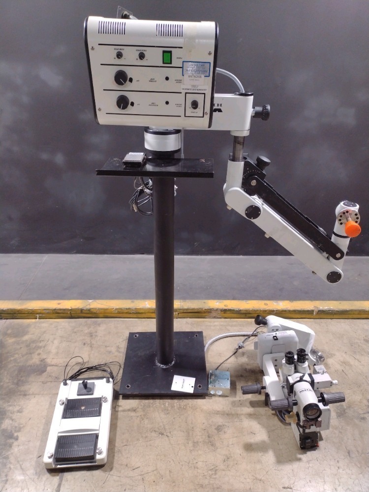 WILD HEERBRUGG M 690 SURGICAL MICROSCOPE TO INCLUDE SINGLE MOUNT ...