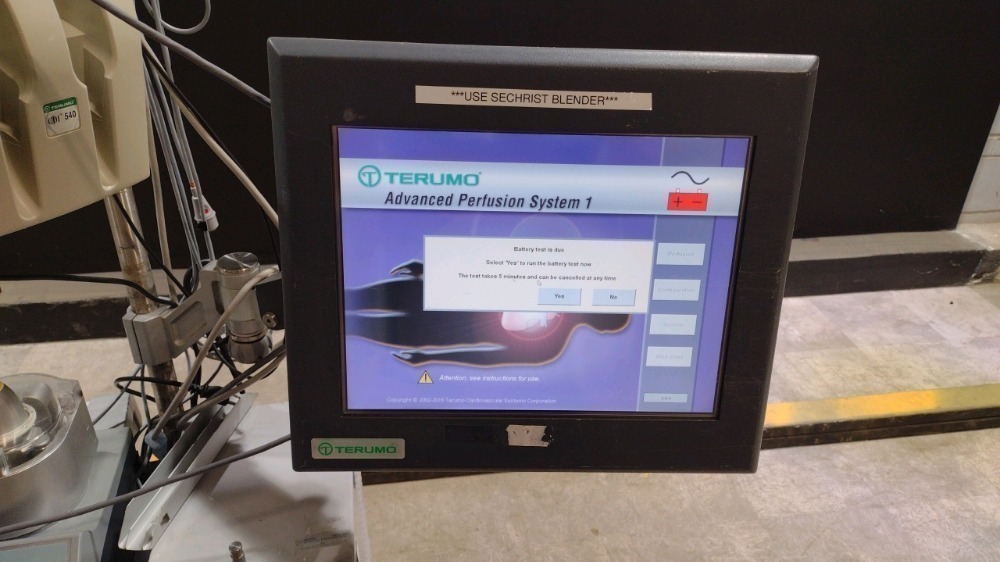 TERUMO/SARNS ADVANCED SYSTEM 1 BLOOD PERFUSION SYSTEM WITH 4 ROLLER ...