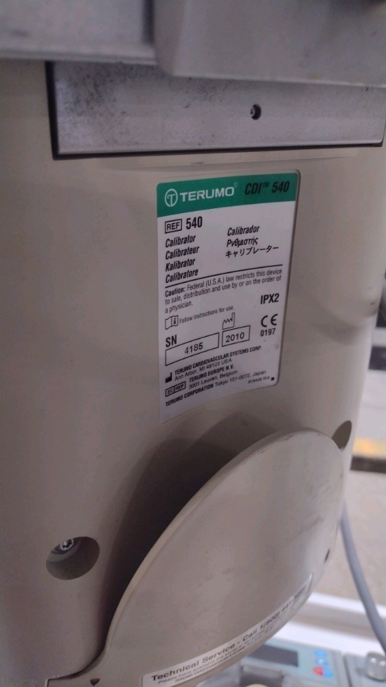 TERUMO/SARNS ADVANCED SYSTEM 1 BLOOD PERFUSION SYSTEM WITH 4 ROLLER ...