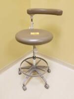 ADEC 1622 SURGICAL STOOL WITH BACKREST