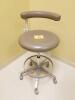 ADEC 1622 SURGICAL STOOL WITH BACKREST