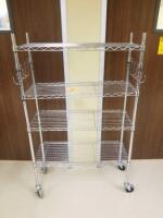 WIRE SHELVING UNIT