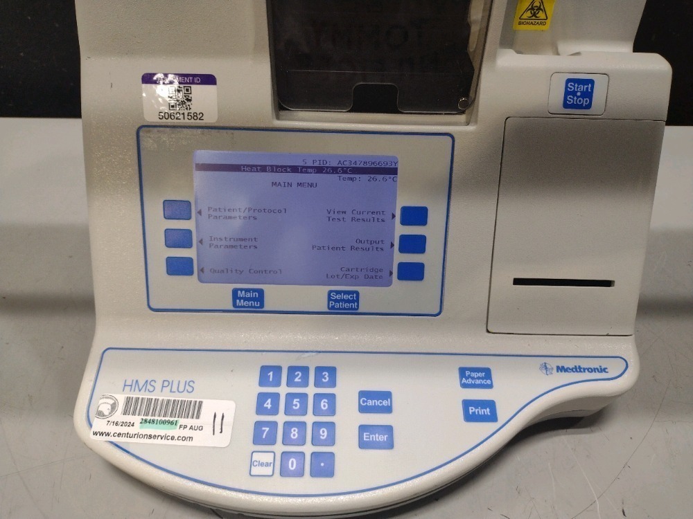 MEDTRONIC HMS PLUS LAB ANALYZER