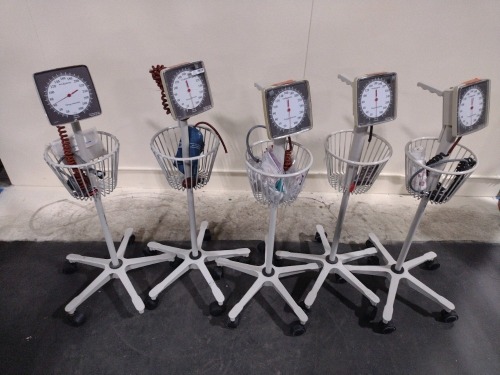 LOT OF (5) W.A. BAUM CO. SPHYGMOMANOMETER