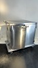 MOBILE STAINLESS STEEL STORAGE CABINET