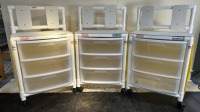 LOT OF (3) SUPPLY CARTS