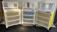 LOT OF (3) SUPPLY CARTS