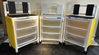 LOT OF (3) SUPPLY CARTS