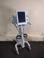 PHILIPS RESPIRONICS V60 VENTILATOR ON ROLLING STAND