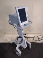 PHILIPS RESPIRONICS V60 VENTILATOR ON ROLLING STAND