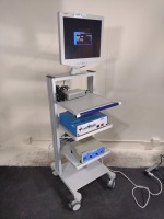 ENDOSCOPY TOWER TO INCLUDE: SONY LMD-1950MD MONITOR, EDER OL2001, BME OSS FORCE IMPLANT CONTROLLER