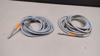 LOT OF (2) SCHOLLY 951021-01 FIBEROPTIC LIGHT CABLES