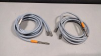 LOT OF (2) SCHOLLY 951021-01 FIBEROPTIC LIGHT CABLES