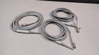 LOT OF (3) FIBEROPTIC LIGHT CABLES