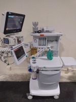 GE DATEX-OHMEDA AESPIRE VIEW ANESTHESIA MACHINE WITH (06.30 SOFTWARE VERSION) PHILIPS INTELLIVUE MX700, INTELLIVUE X2 PATIENT MONITORS AND M1019A GAS MODULE