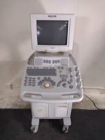 PHILIPS EN VISOR ULTRASOUND MACHINE (SERIAL# US70506760) (DOM: 07/2005)