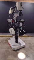 LEICA M500-N NEUROSURGICAL MICROSCOPE TO INCLUDE TRIPLE MOUNT BINOCULAR WITH EYEPIECES (10X/21) NO BOTTOM LENSE ON STAND