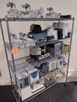 LOT OF MISC. ITEMS (RACK NOT INCLUDED)