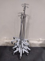 LOT (5) OF IV POLES