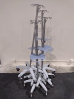 LOT (5) OF IV POLES