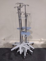 LOT (5) OF IV POLES