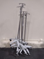 LOT (5) OF IV POLES