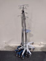 LOT (5) OF IV POLES