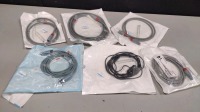 LOT OF LAB CORDS