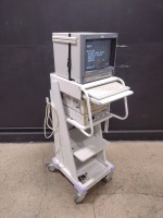 OLYMPUS ENDOSCOPY SYSTEM TO INCLUDE VISERA TV-S7 VIDEO PROCESSOR, CLV-S40 LIGHT SOURCE ON CART