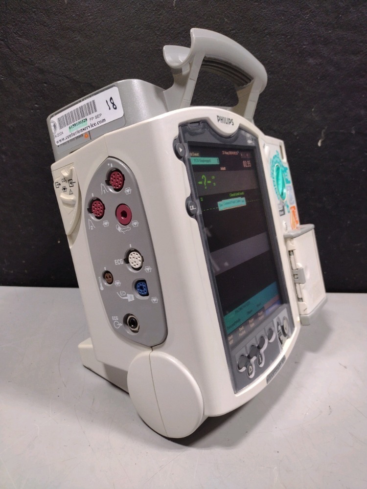PHILIPS HEARTSTART MRX DEFIB WITH PACING, 3 LEAD ECG, CO2, SPO2, NIBP ...