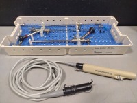 SMITH & NEPHEW TRUCLEAR MORCELLATOR INSTRUMENT SET TO INCLUDE: REF# 72202976 0 DEGREE RIGID SCOPE, 7209208 0 DEGREE RIGID SCOPE & 7209807 SHAVER HANDPIECE