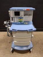 DRAGER FABIUS GS ANESTHESIA MACHINE WITH (VOLUME CONTROL, PRESSURE CONTROL, PRESSURE SUPPORT, SIMV/PS, MAN SPONT) (SOFTWARE UNKNOWN)