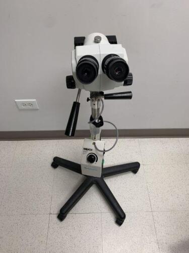 WALLACH ZOOMSCOPE COLPOSCOPE WITH NIKON CAMERA HEAD & ROLLING ZOOMSTAR STAND - ARLINGTON HEIGHTS LOCATION