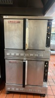 BLODGETT BAKING OVEN, DUAL COMPARTMENT ON WHEELS LOCATED AT FACILITY