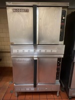 BLODGETT BAKING OVEN, DUAL COMPARTMENT ON WHEELS LOCATED AT FACILITY