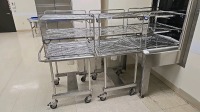 QTY.3 STERILIZATION RACKS WITH QTY.2 TRANSFER CARTS LOCATED AT 2100 DORCHESTER AVE. DORCHESTER MA 02124