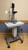 HAAG-STREIT BM900 SLIT LAMP ON CART LOCATED AT 2100 DORCHESTER AVE. DORCHESTER, MA 02124