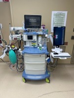 DRAGER FABIUS GS PREMIUM 8607000-41 ANESTHESIA MACHINE WITH INTELLIVUE MX700 MONITOR, INTELLIVUE MX700 MONITOR, INTELLIVUE G5- M1019A GAS MONITOR, INTELLIVUE X2 MONITOR AND DRAGER VAPOR 2000 SEVOFLURANE GAS LOCATED AT 2100 DORCHESTER AVE. DORCHESTER, MA 0