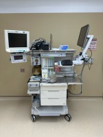 DATEX-OHMEDA AESTIVA 5 ANESTHESIA MACHINE WITH (3.5 SOFTWARE VERSION) WITH GE TEC 850 SEV VAPORIZER DATEX-OHMEDA S/5 PATIENT MONITORS, M-CAIO GAS MODULE AND CAPSULE SMARTLINX NEURON 3 LOCATED AT 2100 DORCHESTER AVE. DORCHESTER, MA 02124