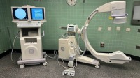 GENERAL ELECTRIC OEC 9900 ELITE C-ARM SYSTEM WITH 9 INCH II SUPER C TO INCLUDE DUAL MONITOR WORKSTATION WITH HAND CONTROL & FOOTSWITCH (SERIAL# ES-090) (DOM: 03/2008) LOCATED AT 2100 DORCHESTER AVE. DORCHESTER, MA 02124