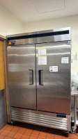 ATOSTA MBF8507GR COMMERCIAL REFRIGERATOR, DOUBLE DOOR, ON WHEELS LOCATED AT 200 GROTON RD. AYER MA 01432