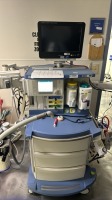 DRAGER FABIUS GS PREMIUM 8607000-41 ANESTHESIA MACHINE WITH INTELLIVUE MX700 MONITOR, INTELLIVUE MX700 MONITOR, INTELLIVUE X2 MONITOR, INTELLIVUE G7 MODULE, CAPSULE MONITOR, DRAGER VAPOR 2000 SEVOFLURANE GAS AND ISOTEC 5 ISOFLURANE LOCATED AT 2100 DORCHES