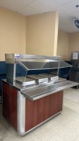 ATLAS METAL MAKING HOT FOOD SERVICE CART, 3 COMPARTMENT LOCATED AT 2100 DORCHESTER AVE. DORCHESTER, MA 02124