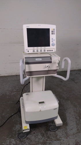 MAQUET SERVO-S VENTILATOR WITH COMPRESSOR MINI ON ROLLING STAND