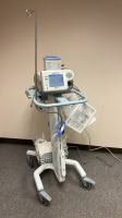 RESPIRONICS BIPAP FOCUS VENTILATOR ON ROLLING STAND