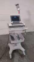 GE MAC 5500 ECG/EKG MACHINE WITH CAM-14 ACQUISITION MODULE ON ROLLING CART