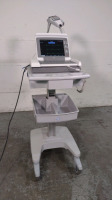 GE MAC 5500 ECG/EKG MACHINE WITH CAM-14 ACQUISITION MODULE ON ROLLING CART