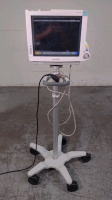 PHILIPS INTELLIVUE MP70 PATIENT MONITOR ON ROLLING STAND