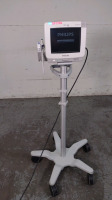 PHILIPS INTELLIVUE MP5T PATIENT MONITOR ON ROLLING STAND